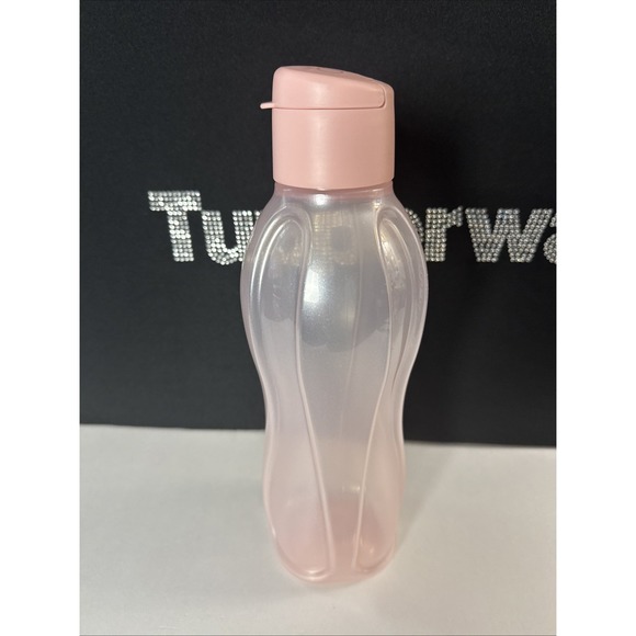 Tupperware Other - Tupperware Eco Twist Flip Top Water Bottle 32oz / 1L Pearl Pink Rosa New